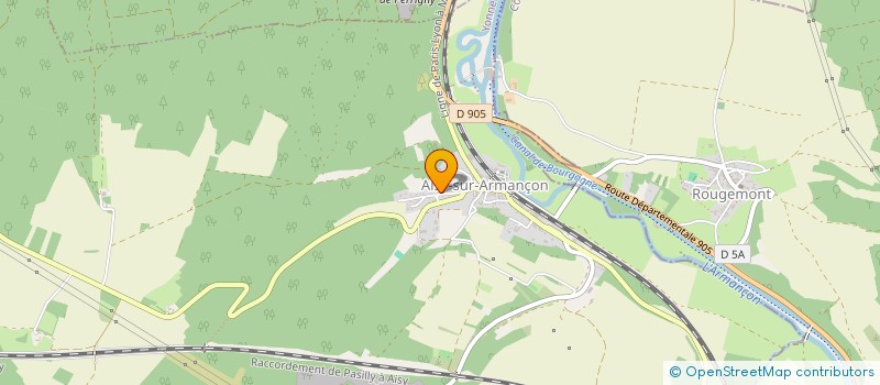 localisation de l'entreprise MONSIEUR OLIVIER FREITAS CASTRO  AISY-SUR-ARMANCON