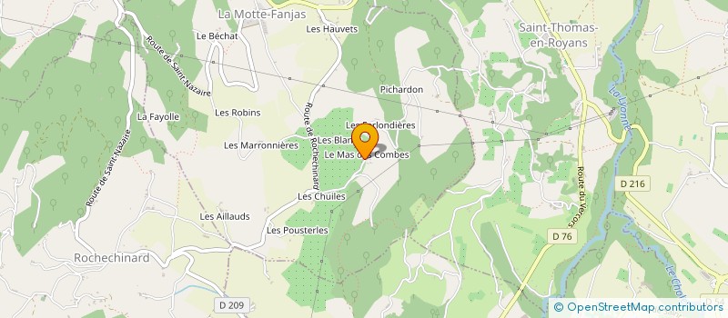 localisation de l'entreprise MONSIEUR OLIVIER FRIOL à LA MOTTE-FANJAS