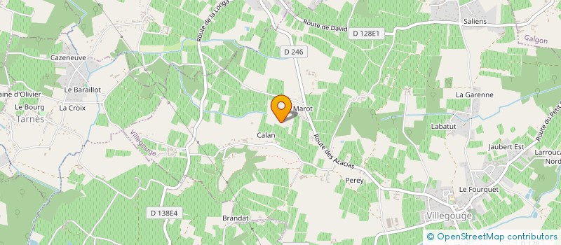 localisation de l'entreprise MONSIEUR OLIVIER FRISCH  VILLEGOUGE