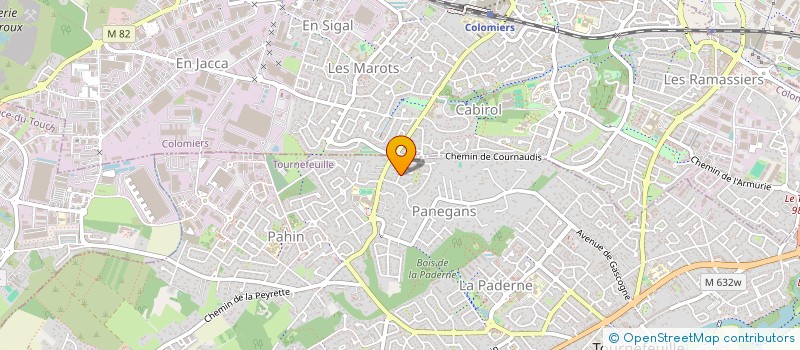 localisation de l'entreprise MONSIEUR OLIVIER FRITZ  TOURNEFEUILLE