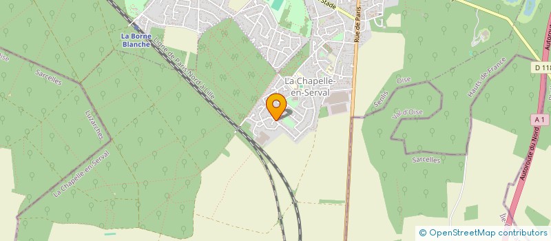 localisation de l'entreprise MONSIEUR OLIVIER FROIDEFOND  LA CHAPELLE-EN-SERVAL