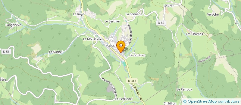 localisation de l'entreprise MONSIEUR OLIVIER FROMENT à VALSONNE