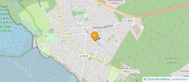 localisation de l'entreprise MONSIEUR OLIVIER FROMENTAY  ARES