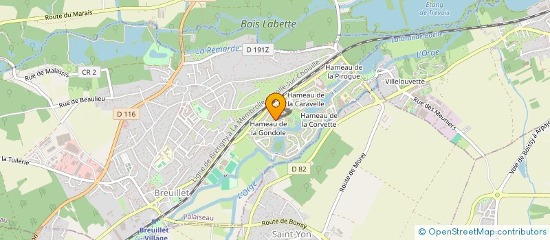 localisation de l'entreprise MONSIEUR OLIVIER FROUD  BREUILLET