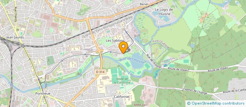 localisation de l'entreprise MONSIEUR OLIVIER FURET à LE MANS