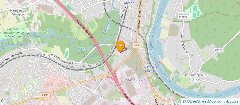 localisation de l'entreprise MONSIEUR OLIVIER FURTADO RODRIGUES  ORMOY