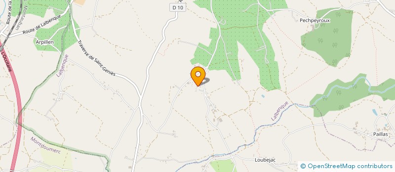 localisation de l'entreprise MONSIEUR OLIVIER GABAS  LALBENQUE