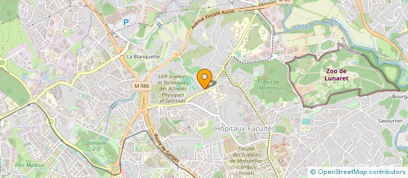 localisation de l'entreprise MONSIEUR OLIVIER GABRIEL à MONTPELLIER