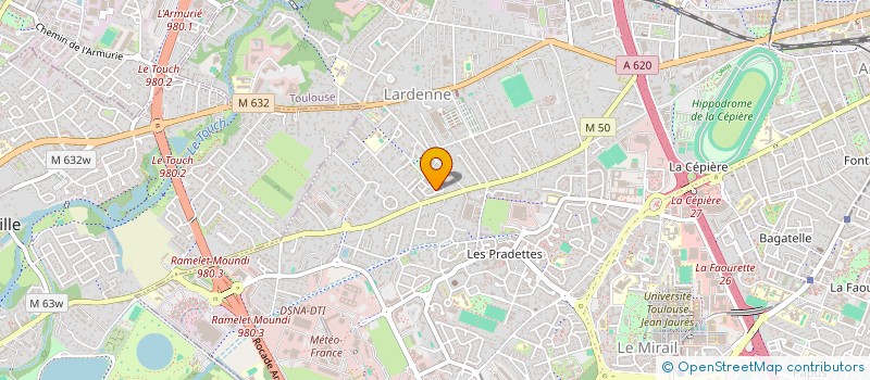 localisation de l'entreprise MONSIEUR OLIVIER GABRIT à TOULOUSE