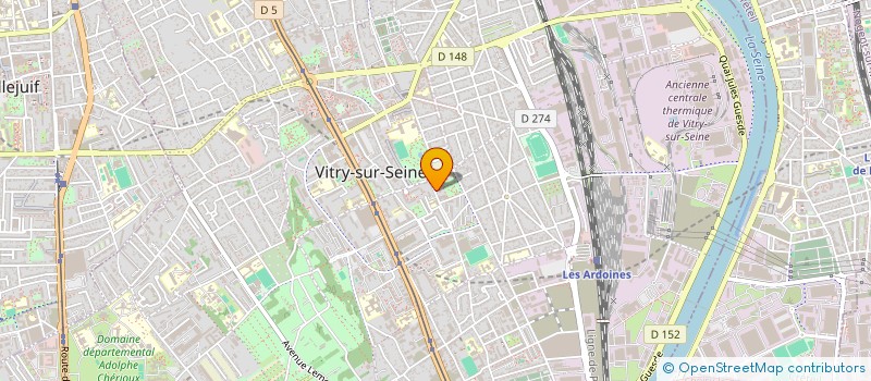 localisation de l'entreprise MONSIEUR OLIVIER GADE à VITRY-SUR-SEINE