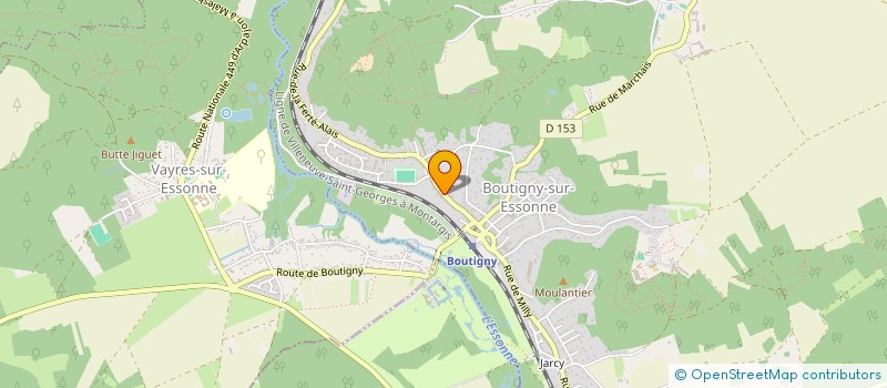 localisation de l'entreprise MONSIEUR OLIVIER GAGNAIRE  BOUTIGNY-SUR-ESSONNE