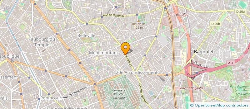 localisation de l'entreprise MONSIEUR OLIVIER GAGNARD  PARIS