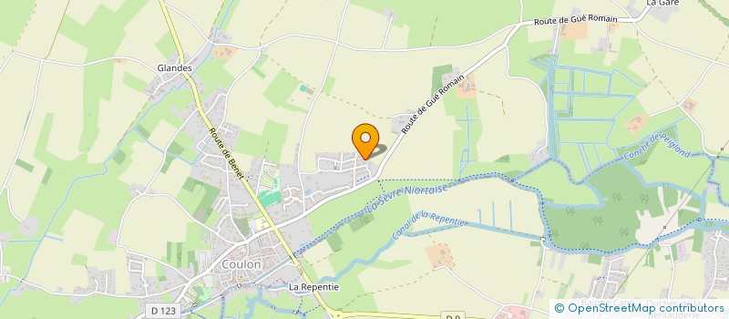 localisation de l'entreprise MONSIEUR OLIVIER GAGNEUR  COULON