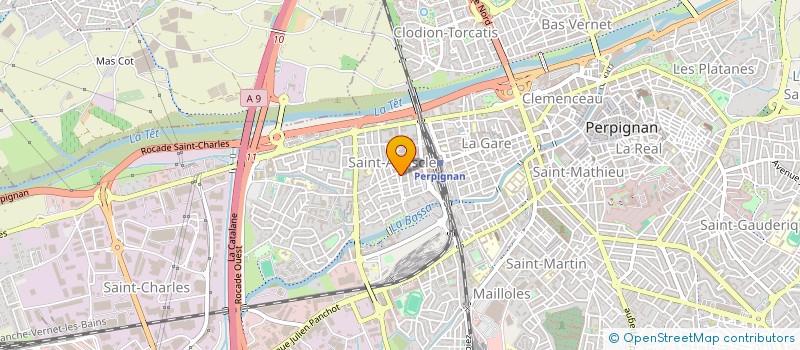 localisation de l'entreprise MONSIEUR OLIVIER GAILHARD  PERPIGNAN