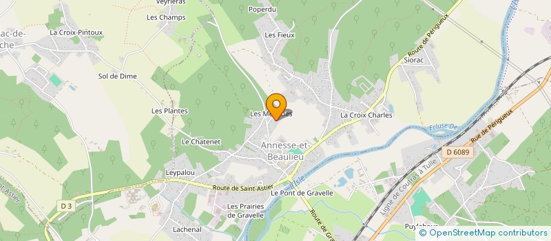 localisation de l'entreprise MONSIEUR OLIVIER GAILLARD à ANNESSE-ET-BEAULIEU