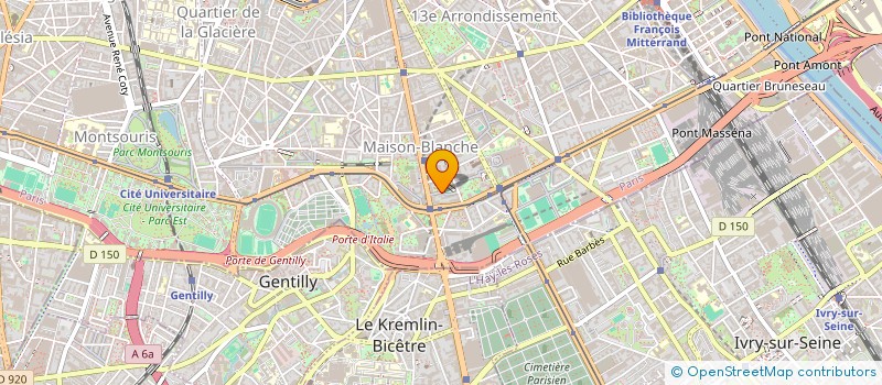 localisation de l'entreprise MONSIEUR OLIVIER GAILLARD-MICHET-DE-CHAMPRIS  PARIS