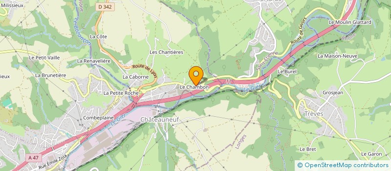 localisation de l'entreprise MONSIEUR OLIVIER GAIOLA  CHABANIERE