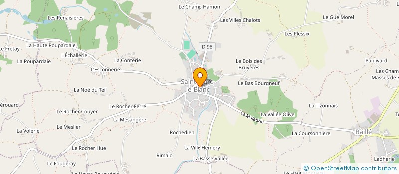 localisation de l'entreprise MONSIEUR OLIVIER GALAND à SAINT-MARC-LE-BLANC