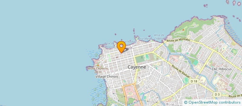 localisation de l'entreprise MONSIEUR OLIVIER GALANT  CAYENNE