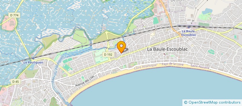 localisation de l'entreprise MONSIEUR OLIVIER GALLEGO à LA BAULE-ESCOUBLAC