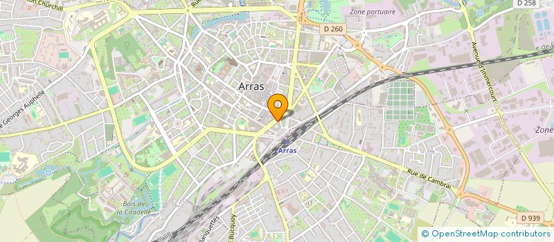 localisation de l'entreprise MONSIEUR OLIVIER GALLEZ à ARRAS