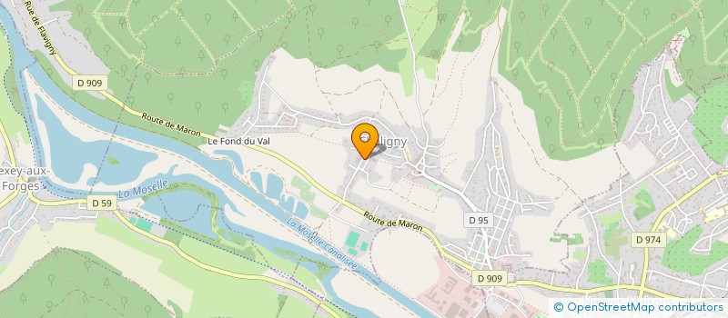 localisation de l'entreprise MONSIEUR OLIVIER GALLIOT  CHALIGNY