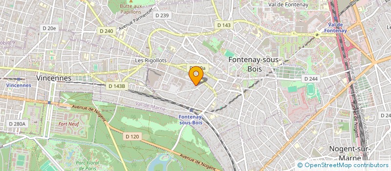 localisation de l'entreprise MONSIEUR OLIVIER GALOPIN à FONTENAY-SOUS-BOIS