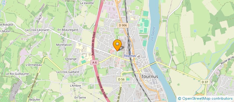 localisation de l'entreprise MONSIEUR OLIVIER GALUCHOT  TOURNUS