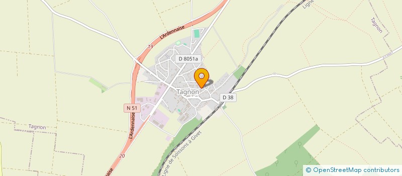 localisation de l'entreprise MONSIEUR OLIVIER GAND  TAGNON