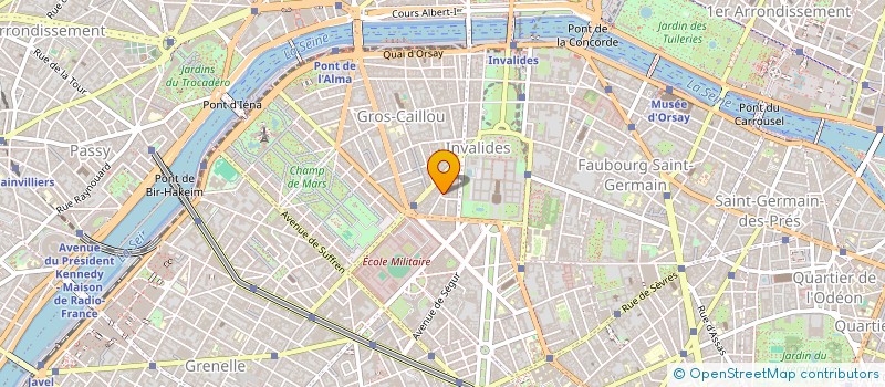 localisation de l'entreprise MONSIEUR OLIVIER GANNE DE BEAUCOUDREY  PARIS