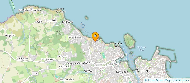 localisation de l'entreprise MONSIEUR OLIVIER GARANDEAU à DOUARNENEZ