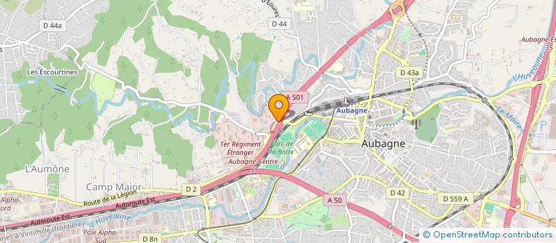 localisation de l'entreprise MONSIEUR OLIVIER GARCIA  AUBAGNE