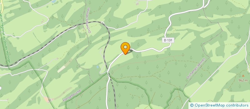 localisation de l'entreprise MONSIEUR OLIVIER GARDAVAUD  ORCHAMPS-VENNES