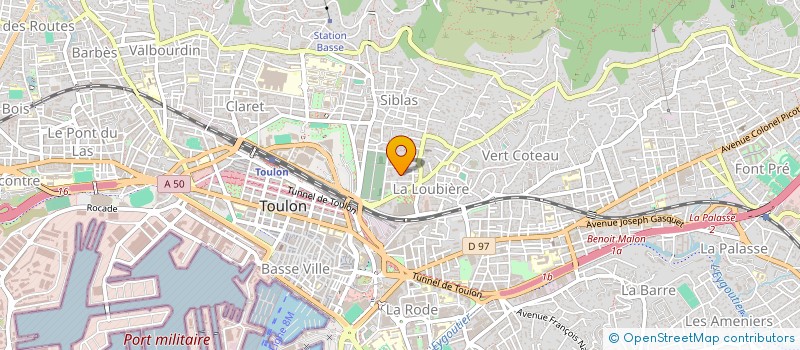 localisation de l'entreprise MONSIEUR OLIVIER GARNIER  TOULON