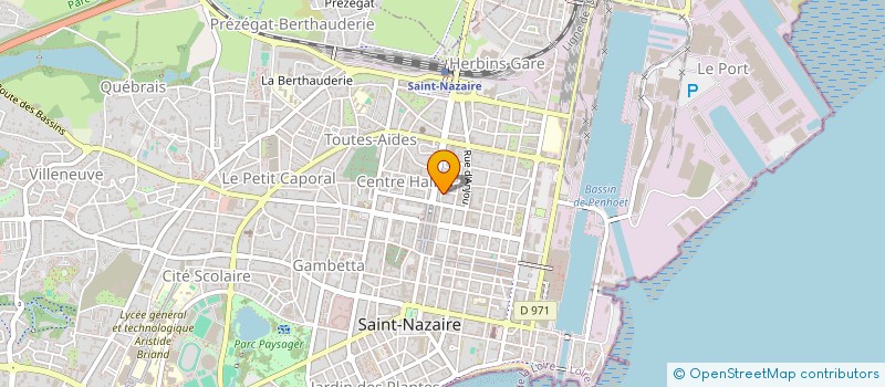 localisation de l'entreprise MONSIEUR OLIVIER GARRAUD à SAINT-NAZAIRE
