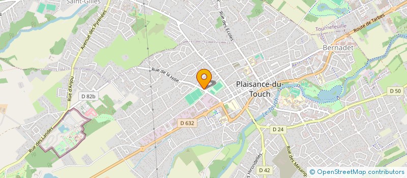 localisation de l'entreprise MONSIEUR OLIVIER GASPARD  PLAISANCE-DU-TOUCH