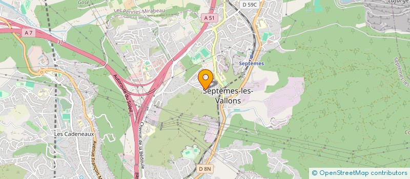 localisation de l'entreprise MONSIEUR OLIVIER GASPARI à SEPTEMES LES VALLONS