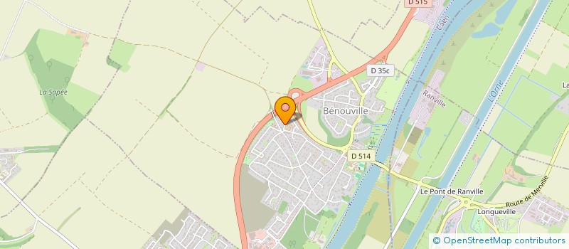 localisation de l'entreprise MONSIEUR OLIVIER GASSE  BENOUVILLE