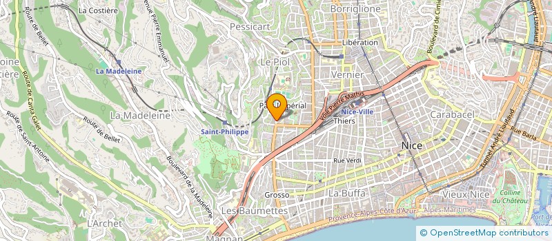 localisation de l'entreprise MONSIEUR OLIVIER GASTAUD à NICE