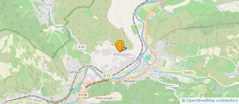 localisation de l'entreprise MONSIEUR OLIVIER GASTAUD  ROQUETAILLADE-ET-CONILHAC