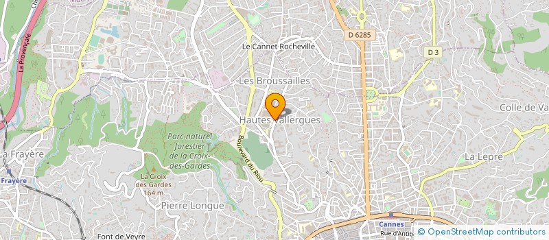 localisation de l'entreprise MONSIEUR OLIVIER GASTAUD  MOUGINS