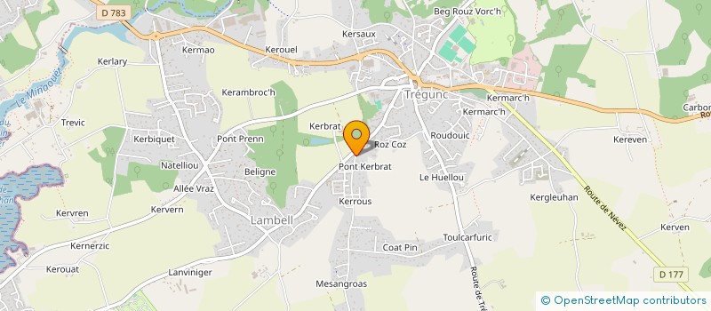 localisation de l'entreprise MONSIEUR OLIVIER GASTOUE  TREGUNC