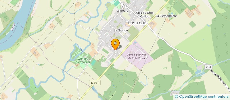 localisation de l'entreprise MONSIEUR OLIVIER GAUCHER à DRY