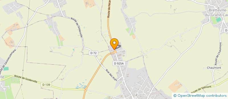 localisation de l'entreprise MONSIEUR OLIVIER GAUDIN  BRETTEVILLE-DU-GRAND-CAUX