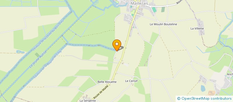 localisation de l'entreprise MONSIEUR OLIVIER GAUDIN  MAILLEZAIS