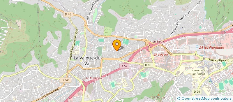 localisation de l'entreprise MONSIEUR OLIVIER GAUDINI à LA VALETTE-DU-VAR