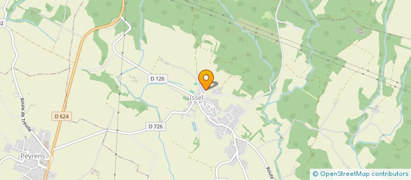 localisation de l'entreprise MONSIEUR OLIVIER GAULON  ISSEL