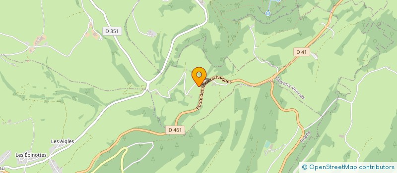 localisation de l'entreprise MONSIEUR OLIVIER GAUTHIER  GUYANS-VENNES