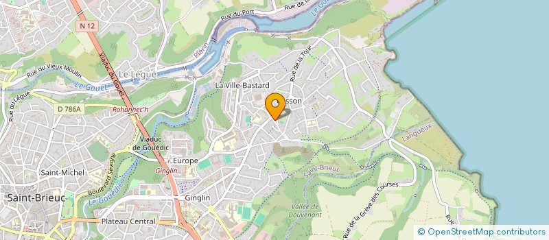 localisation de l'entreprise MONSIEUR OLIVIER GAUTIER  SAINT-BRIEUC