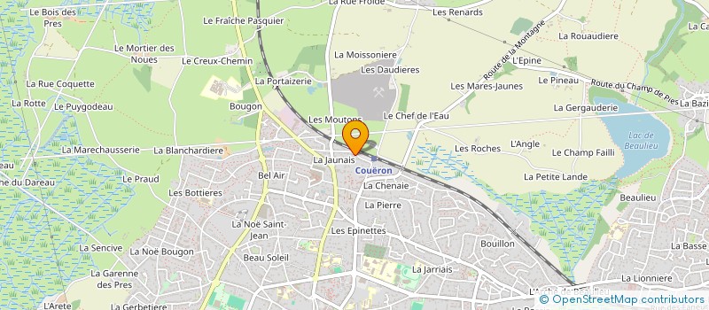 localisation de l'entreprise MONSIEUR OLIVIER GAUTIER à COUERON